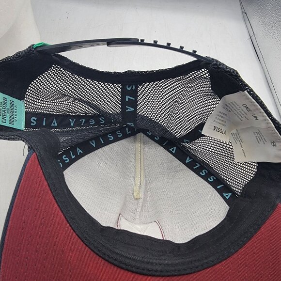 Vissla Windows Eco Blue Trucker Hat Cap Casual Outdoors Breathable Lightweight - Picture 7 of 10